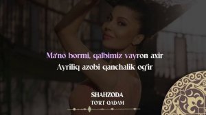Shahzoda - To'rt qadam qoladi | Milliy Karaoke