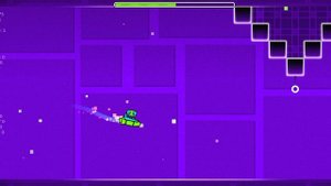 второй уровень в геометри даш на 3 монеты