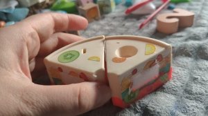играем в детский тортик на липучках лля малышей
