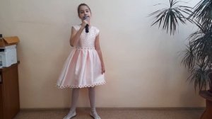 Шапцева Мила  исполняет песню ,,Тик тук тик так,, музыка А.Ольханского , слова И.Лучиной