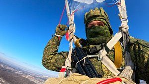 Прыжки с парашютом Д-10, высота 800м, а/д Волосово МГАК ДОСААФ 23 февраля 2025г (44, 45 и 46 прыжки)