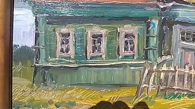 271 Село Решма 30х42, оргалит, масло, 2018 смотреть онлайн