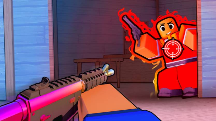 Шериф vs преступников в Roblox !