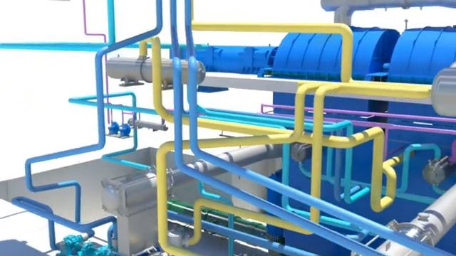 #powerplant   #Steamturbine : condensate water feed  system power plant steam turbine
