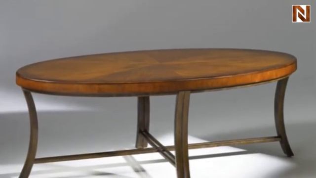 Mezzo Oval Cocktail Table T1028206-00 by Hammary Furniture смотреть онлайн