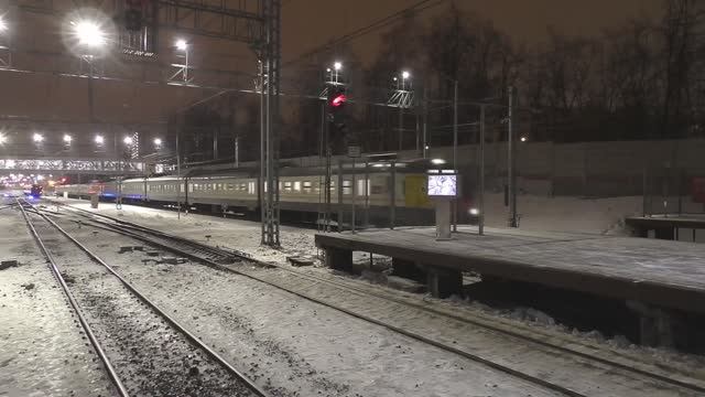 Электропоезд ЭП2Д-0073 (ЦППК) пригородный поезд №6403 Москва - Звенигород.