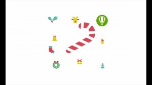 Новогодние иконки в CorelDRAW. Карамельная трость