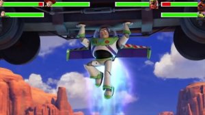Toy Story 3 (2010) Western Battle with healthbars (Edited By @GabrielD2002)