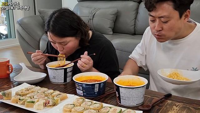 편스토랑 묵은지말이쌈밥?김밥?만들어서 백종원고기짬뽕&챔라면 먹방ㅣKimchi rice roll? Kimchi Gimbap? with RamyunㅣMUKBANGㅣEATING SHO