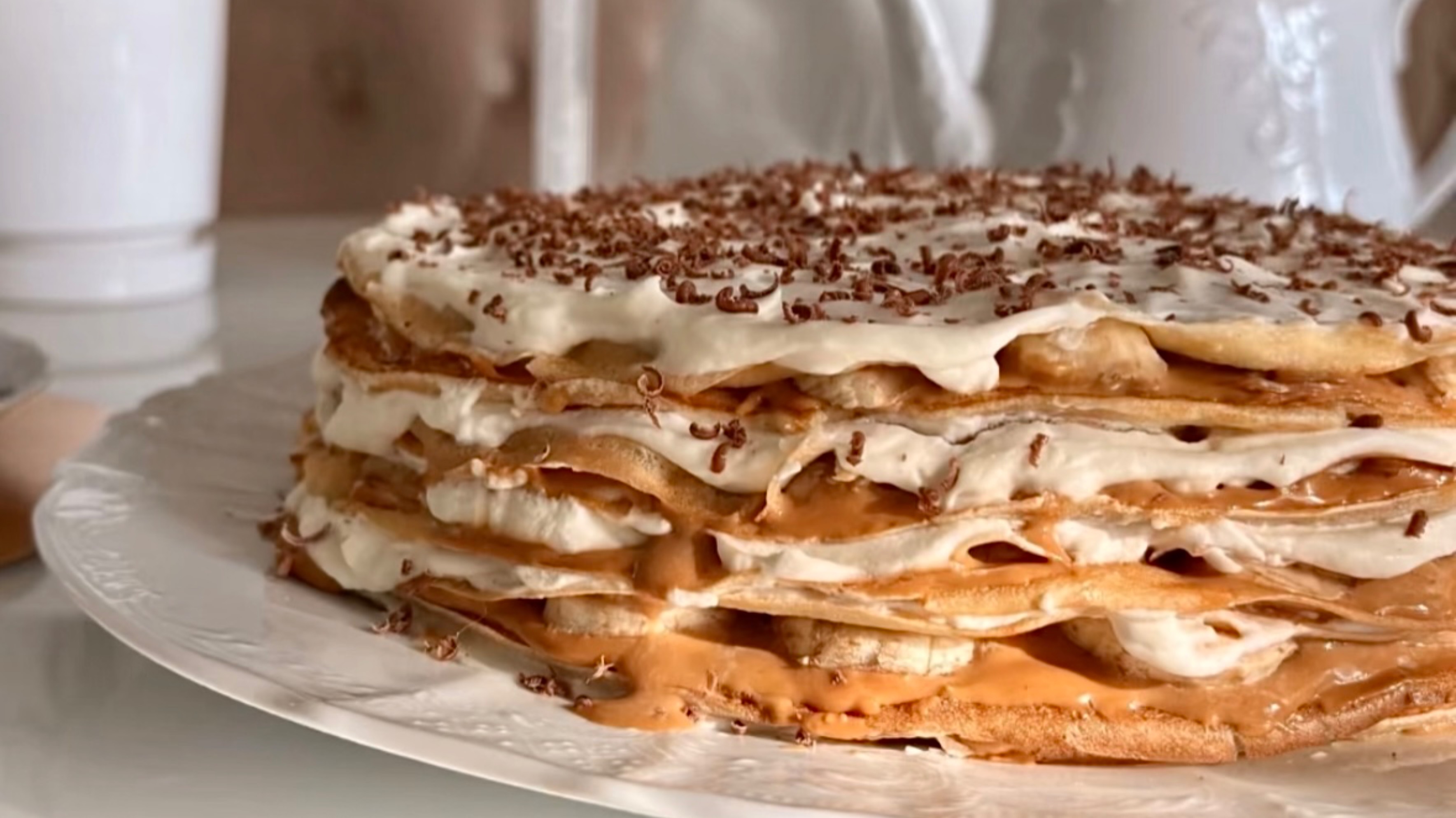 Блинный торт «Баноффи» 🍰