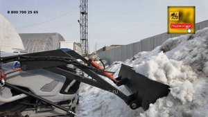 Фронтальный погрузчик для минитрактора
