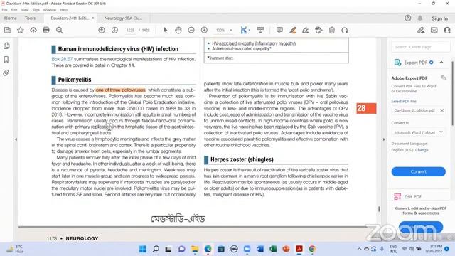 Neurology - Davidson's Principles and Practice of Medicine | FCPS | Lecture - 2- Line by Line смотреть онлайн