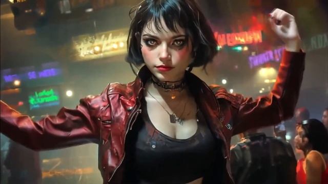Кристина Тёмный Ангел. Christina is a Dark Angel. Dance Music Video. AI Cinematic Video.