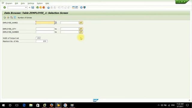 SAP ABAP Simple Foreign Key Relationship