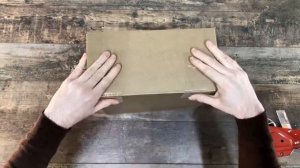 Как собирается коробка с клапанами внахлест