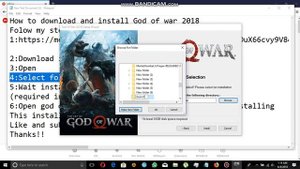 How to download and install God of war 2018 for pc fee