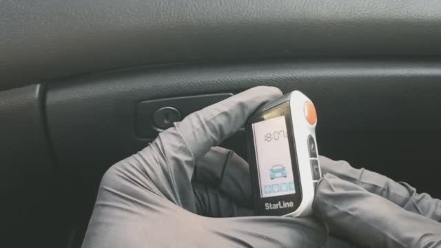 Установка времени на брелоке Starline a93
