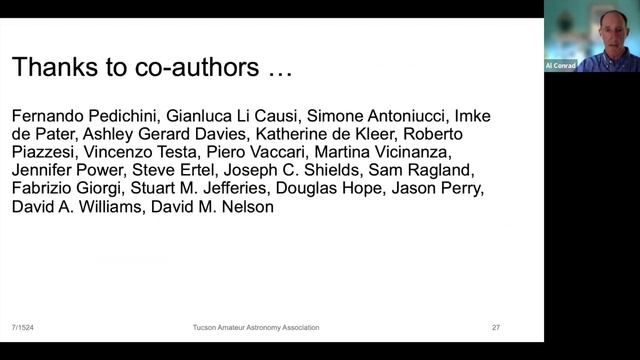 2024 07 (July) TAAA General Meeting HD: Talk-SHARK-VIS Ushers In A New Age of Planetary Imaging смотреть онлайн
