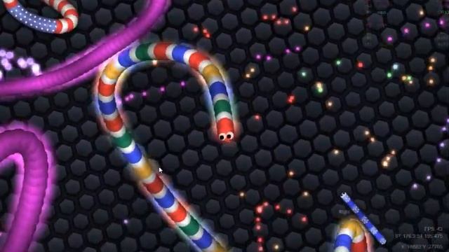 slither.io много хавчика(очень много)!!! смотреть онлайн