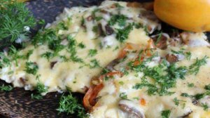 Омлет с грибами, перцем и сыром