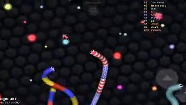 Обзор игры (slither.io) #1 смотреть онлайн