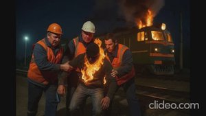 Завербованный украинскими кураторами диверсант загорелся сам, пытаясь поджечь локомотив в Тюмени