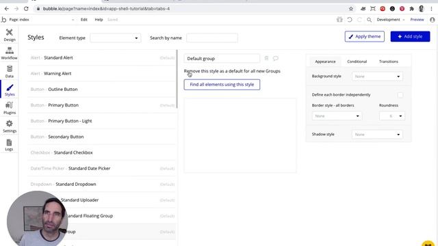 6: Adding a bit of character to the navigation bar -- Bubble.io SPA (single page app) tutorial. смотреть онлайн