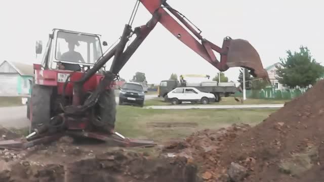 Ремонт водопровода в Старом Серёжкино