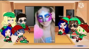 {🐞Реакция Леди Баг и Супер Кот 2\2 🖤}