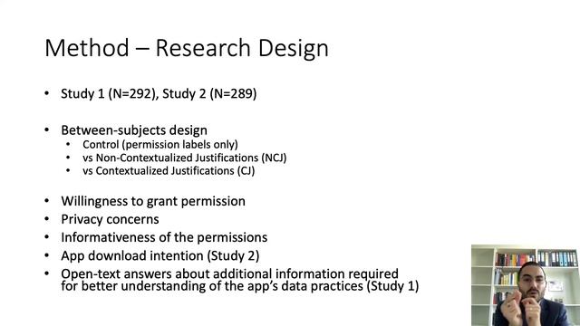 Contextualized Justifications for Mobile Augmented Reality Apps – SOUPS 2021 Paper Presentation