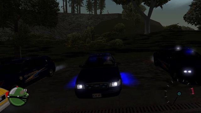 AVS SHERIFF POLICE CARS PACK (Emergency Light Mod) in GTA SAN ANDREAS