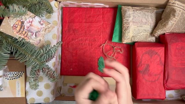 Подарок от тайного санты🤩настоящие сокровища для творческой души смотреть онлайн