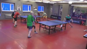 отбор ВЕТЕРАНЫ (1097) - ЛЕНИВЫЙ ТЮЛЕНЬ (1150) 13.04 Парный турнир настольный теннис Санкт-Петербург