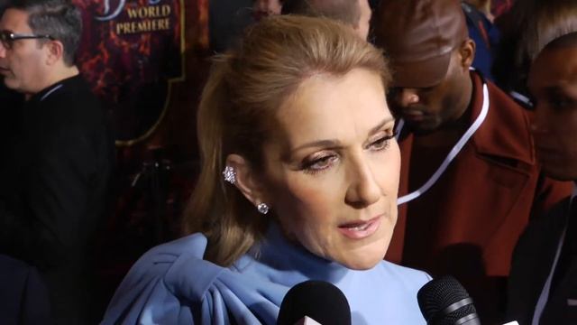 Celine Dion attends Beauty and the Beast Premiere