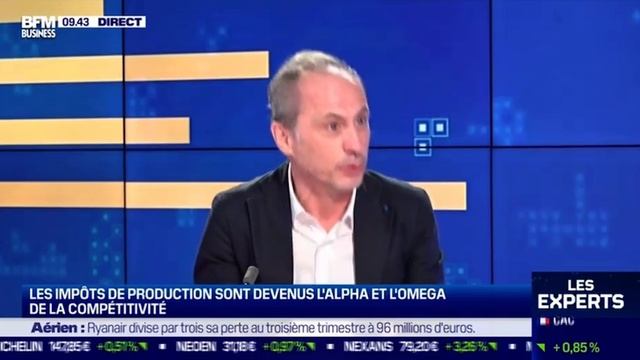 cout de production et compétitivité (Emmanuel Combe BFM Business) смотреть онлайн