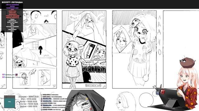 Учусь рисовать, ведь хочу нарисовать свою мангу - Yokiari смотреть онлайн