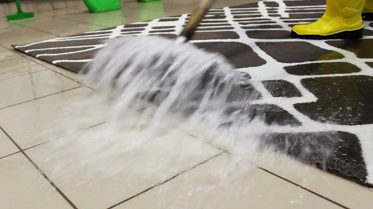 Fluffy soft pile is cleaned of dust and dirt: the washing process in our workshop in Siberia