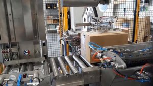 Автоматическая распаковка коробки со сливочным маслом