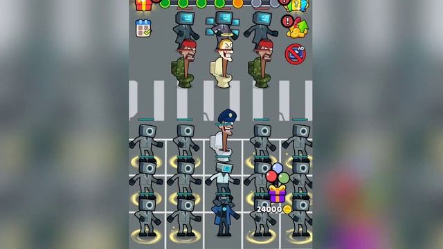 Merge War: Skibydy vs Kamera Gameplay - Merge War: Monster vs Cyberman Merge Fight Max Level Games смотреть онлайн