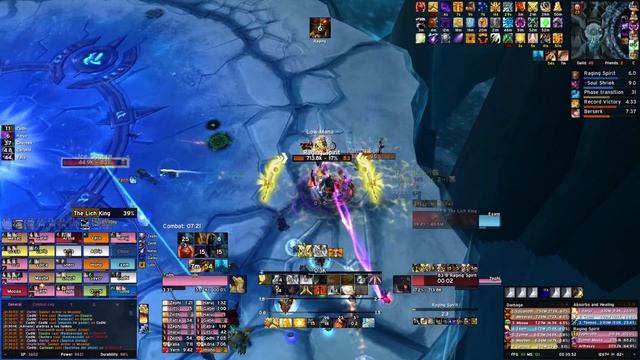 Return of the Shadows | Retribution  PoV | 3 Heals Lich King 0% Buff 25HC  | Naerzone