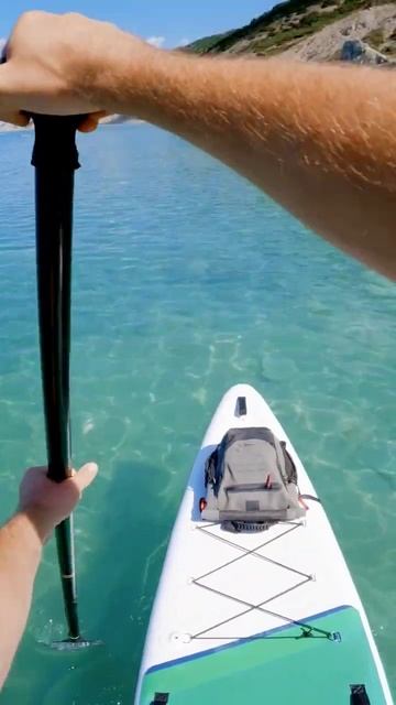 Paddle boarding at Black Sea 🛶 смотреть онлайн