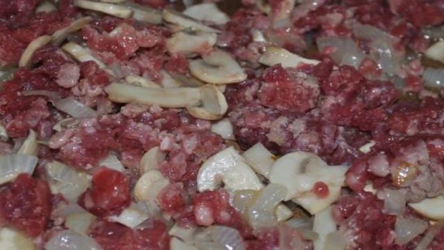 Бурито с мясом и грибами