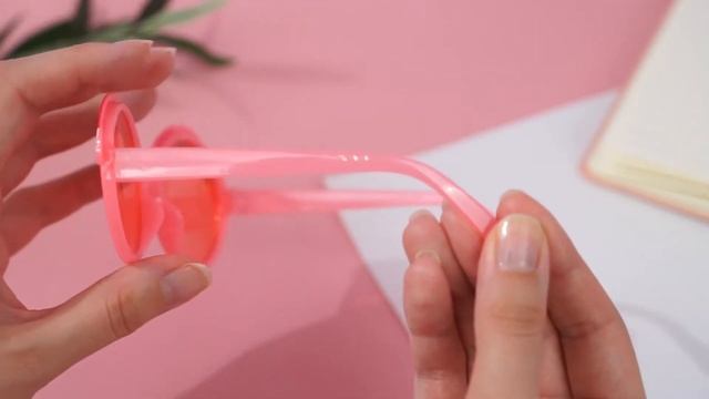 Солнцезащитные очки с чехлом "Rainbow" pink смотреть онлайн