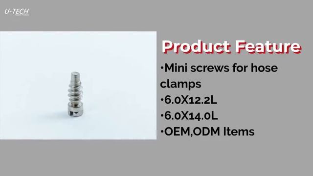 Mini hose clamp screws | HSIN YU SCREW ENTERPRISE CO., LTD. | Taiwantrade