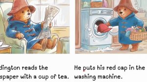 Paddington's Busy Day | daily routine | vocabulary for kids