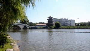КИТАЙ ХУНЬЧУНЬ  珲春 -ПАРК У РЕКИ, Парк Лунюань (龍源公園), 훈춘공원.
