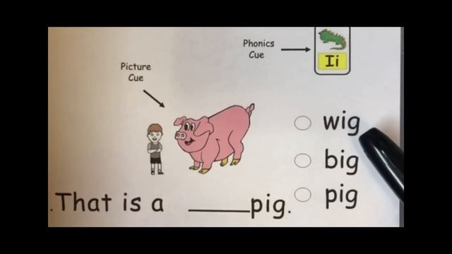 How to teach beginning  readers to use picture cues and  soundletters to read words -parent help
