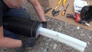 Uponor Ecoflex - installation of end caps