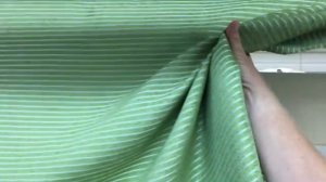 Green With Gray Stripe Uph | 54 Inch | Upholstery  Fabric
