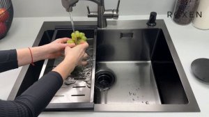 Обзор кухонной мойки Roxen Simple (PVD, графит)